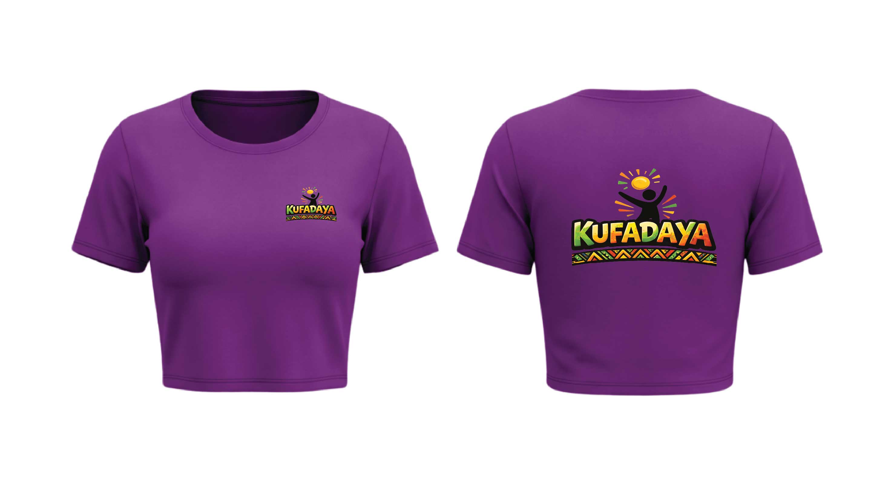 Kufadaya Crop Top - Purple